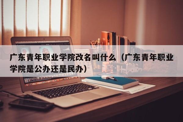 广东青年职业学院改名叫什么（广东青年职业学院是公办还是民办）